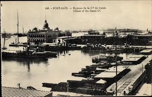 Ak Port Said Ägypten, The Canal Company's Offices