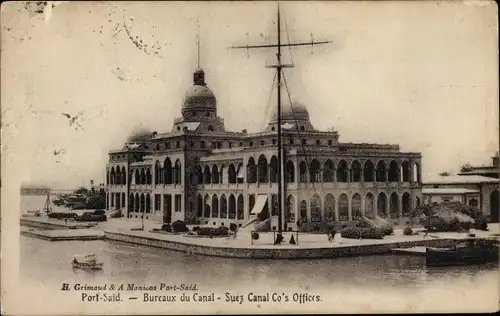 Ak Port Said Ägypten, The Canal Company's Offices