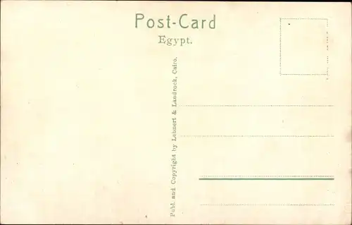 Ak Cairo Kairo Ägypten, The Excavated Sphinx