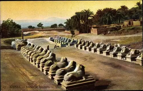 Ak Karnak Ägypten, Avenue de Sphinxes