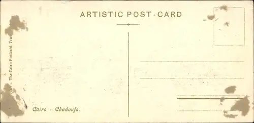 Ak Port Said Ägypten, Chadoufs