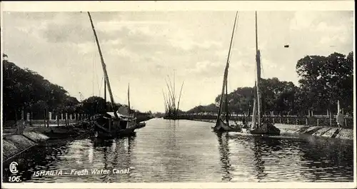 Ak Ismailia Ägypten, Trinkwasserkanal