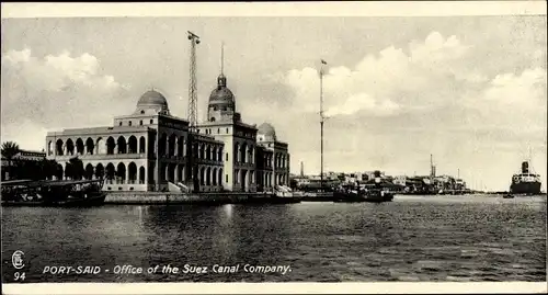 Ak Port Said Ägypten, Office of the Suez Canal Company