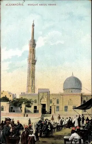 Ak Alexandria Ägypten, Mosqué Aboul Abbas