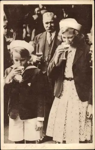 Ak Princesse Josephine Charlotte, Prince Baudouin