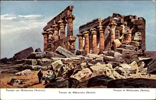 Künstler Ak Perlberg, F., Ägypten, Tempel von Maharraka