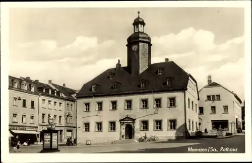 Ak Meerane in Sachsen, Rathaus