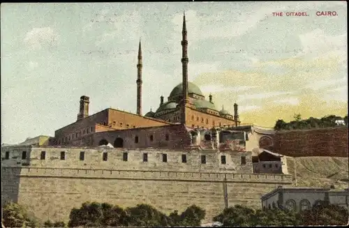 Ak Cairo Kairo Ägypten, Die Citadelle, Moschee, Festung