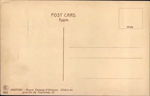 Ak Karnak Ägypten, Great Temple of Ammon, Granit Pillars of Touthmes III.