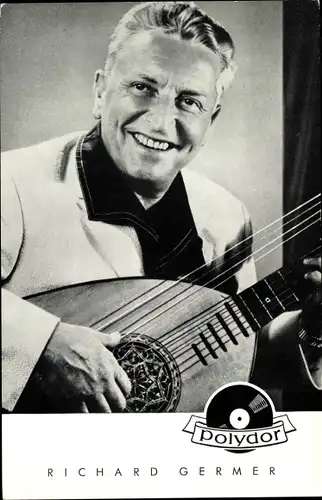 Ak Sänger Richard Germer, Portrait, Polydor