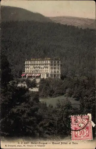 Ak Saint Cergue Kanton Waadt, Grand Hotel et Dole