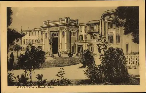 Ak Alexandria Ägypten, Ramleh Casino