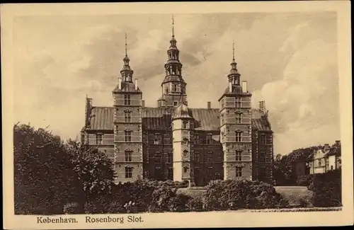 Ak København Kopenhagen Dänemark, Rosenborg Slot, Schloss