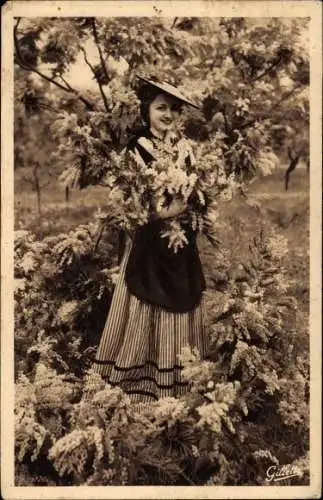 Ak Nice Nizza Alpes Maritimes, Costume du pays