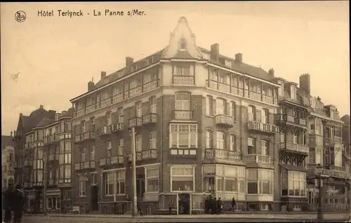 Ak La Panne De Panne Westflandern, Hotel Terlynck