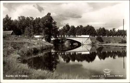 Ak Schweden, Svartån vid Kvistbro, Brücke