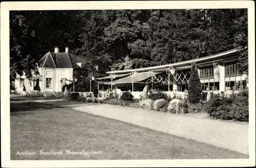 Ak Arnhem Gelderland Niederlande, Sonsbeek Theeschenkerij