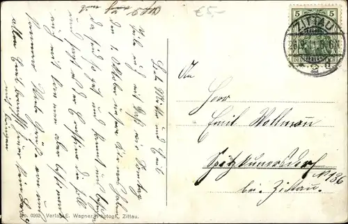 Ak Zittau in Sachsen, Crematorium