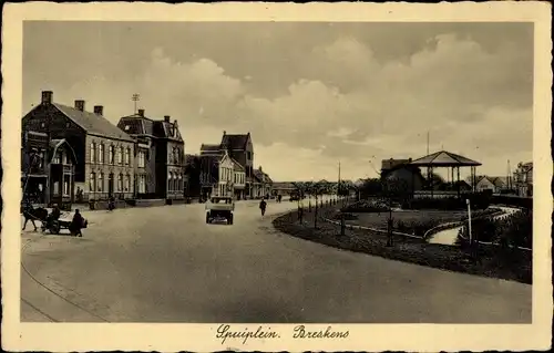 Ak Breskens Sluis Zeeland Niederlande, Spuiplein