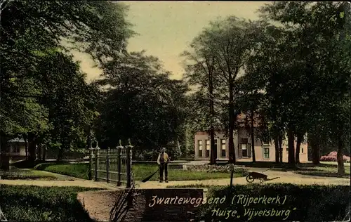 Ak Zwartewegsend Tytsjerksteradiel Friesland Niederlande, Huize Vijversburg