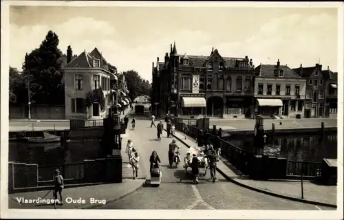 Ak Vlaardingen Südholland, Oude Brug