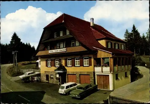 Ak Kniebis Freudenstadt im Nordschwarzwald, Gasthof Schwarzwald