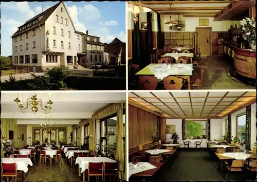 Ak Dernbach im Westerwald, Hotel Franz, Speisesaal