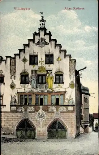 Ak Villingen im Schwarzwald, Altes Rathaus