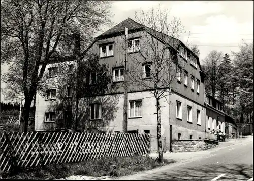 Ak Crottendorf im Erzgebirge, Betriebsferienheim "Waldhaus" der Deutschen Post Cottbus