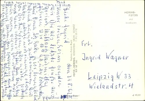 Ak Gohrisch Sächsische Schweiz, FDGB Ferienheim,