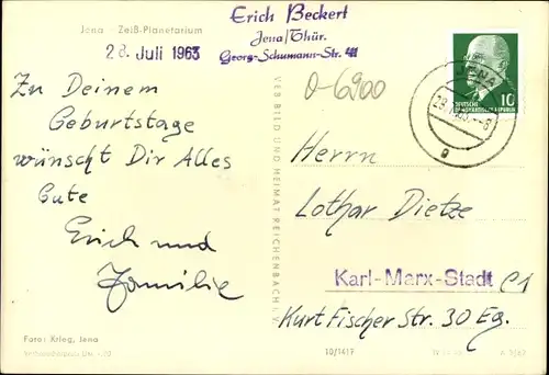 Ak Jena in Thüringen, Zeiss-Planetarium