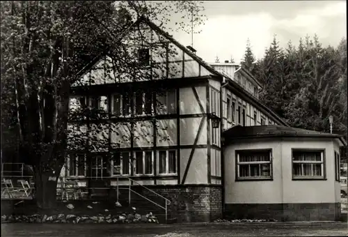 Ak Buchholz Nordhausen am Harz, Ferien- u. Erholungsheim Kalkhütte, Mineralölwerk Lützkendorf