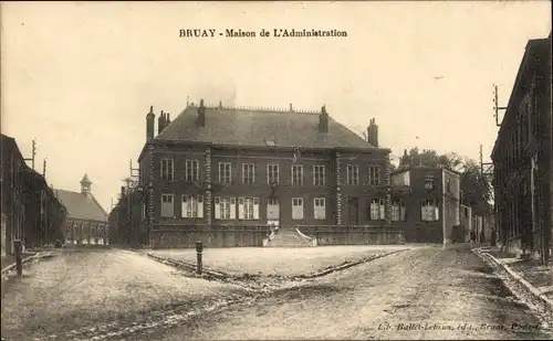 Ak Bruay Pas de Calais, Maison de l'Administration
