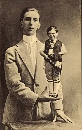 Ak Seppetoni aus Appenzell, der kleinste Mann der Welt, 29 Jahre, Liliputaner