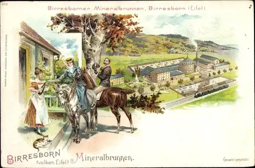 Litho Birresborn in der Eifel, Birresborner Mineralbrunnen