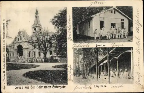 Ak Gütergotz Stahnsdorf Brandenburg, Heimstätte, Baracke, Liegehalle