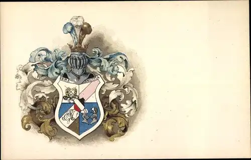 Studentika Litho Vera Amicitia, Ritterhelm