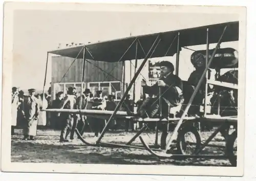 Sammelbild Helden der Luft, Serie G Bild 49 Robert Thelen Rekord auf Albatroß-DD 1914