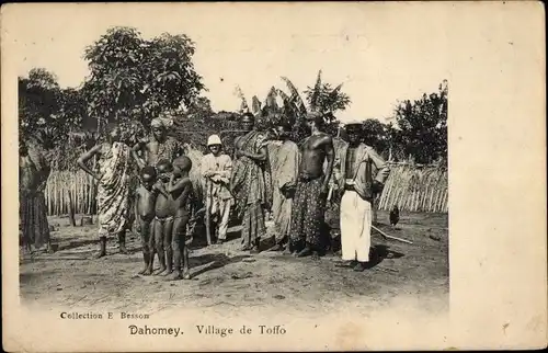 Ak Dahomey Benin, Village de Toffo