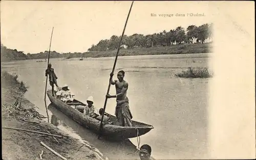 Ak Benin, En voyage dans l'Oueme, Ruderpartie, Afrikaner