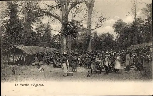 Ak Agonsa Dahomey Benin, Le Marche