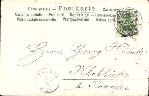 Passepartout Litho Arabien, Maghreb, Araberin, Kamel, Wüste