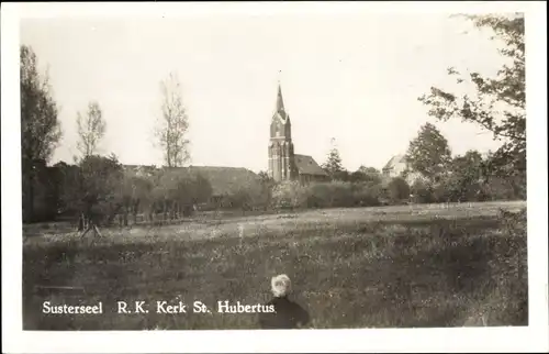 Ak Süsterseel Selfkant Nordrhein Westfalen, Kirche St. Hubertus