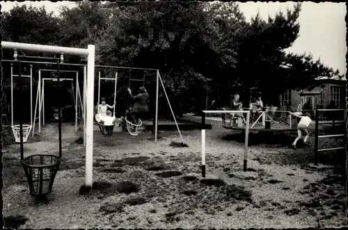 Foto Ak Schalbruch Selfkant Nordrhein Westfalen, Spielplatz, Schaukel, Cafe Restaurant Nachtbar