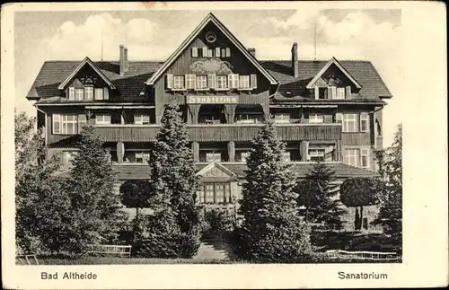 Ak Polanica Zdrój Bad Altheide Schlesien, Sanatorium