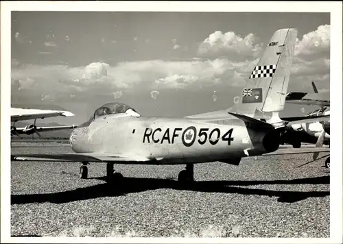 Foto Kanadisches Militärflugzeug, RCAF 504, F 86