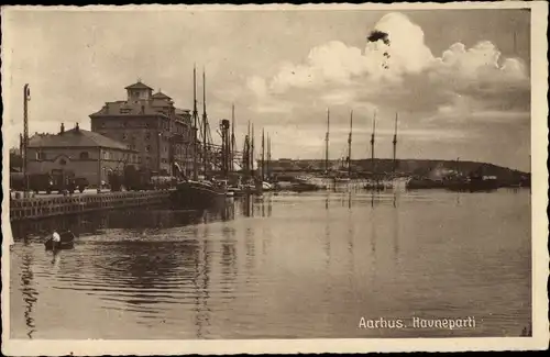 Ak Århus Aarhus Dänemark, Havneparti