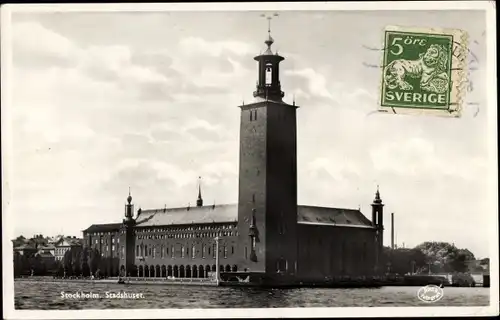 Ak Stockholm Schweden, Stadshuset
