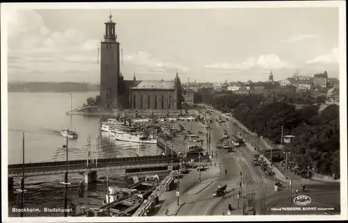 Ak Stockholm Schweden, Stadshuset