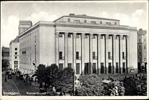 Ak Stockholm Schweden, Konserthuset